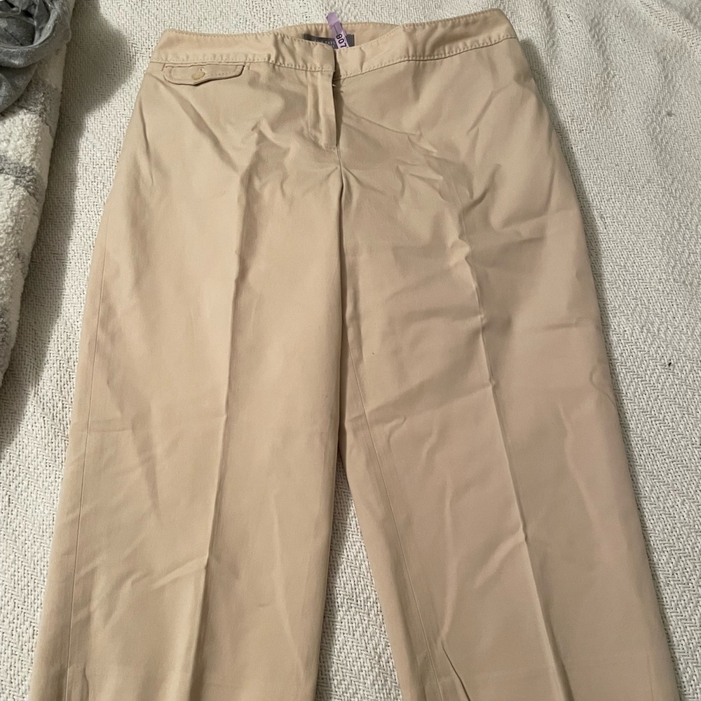 Khaki capri